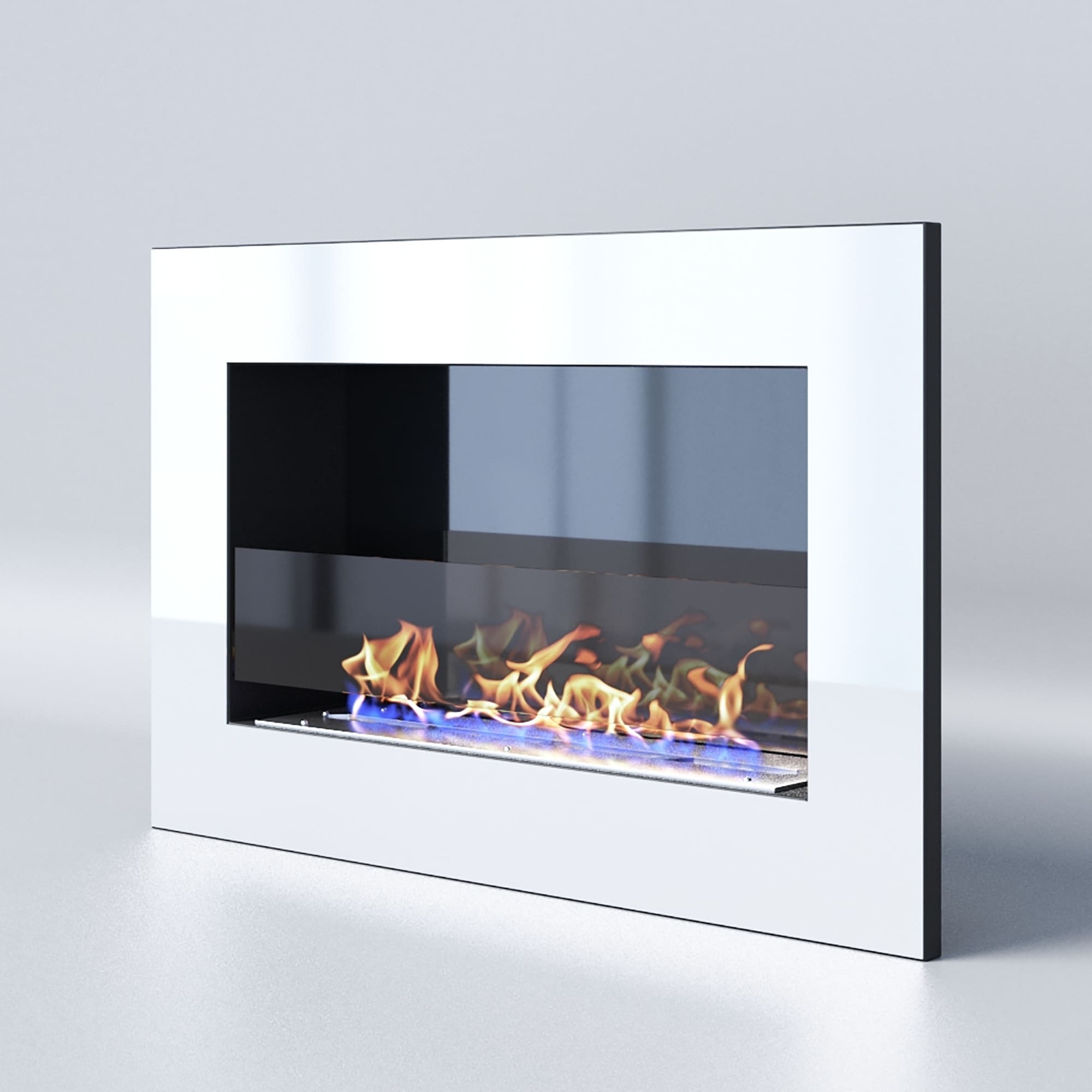 Биокамин "Русский огонь" Хай-тек 800V встраиваемый (высота 500мм.) с защитным и декоративным стеклом по цене 38 550 руб.