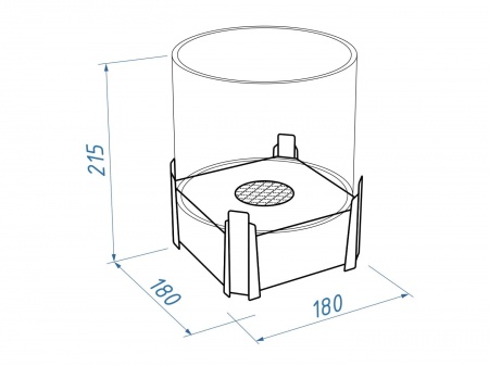Настольный биокамин Lux Fire Зодиак "Весы" Чёрный по цене 15 000 руб.
