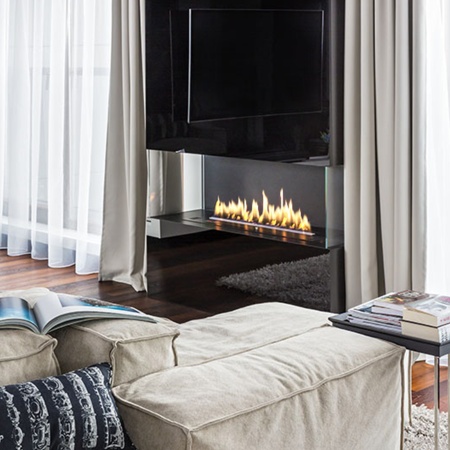 Биокамин  Fire Line Electronic L=1290 steel по цене 624 000 руб.