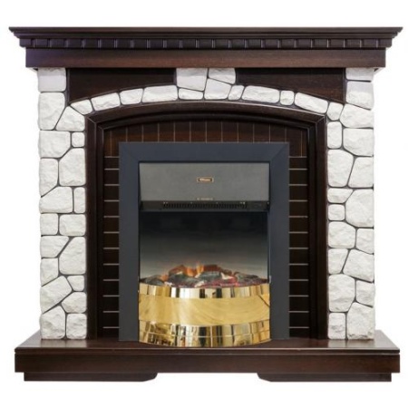 Glasgow белый (темный дуб)+Geneva Log