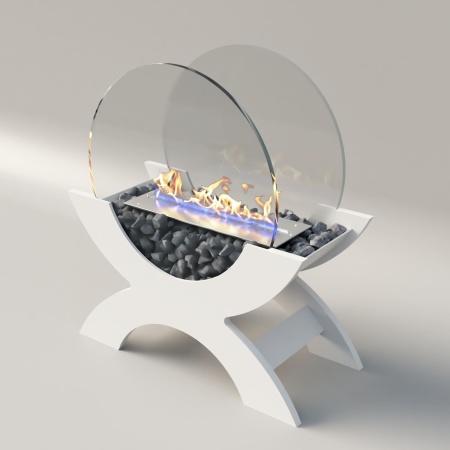 Биокамин "Русский огонь" Император белый по цене 21 800 руб.