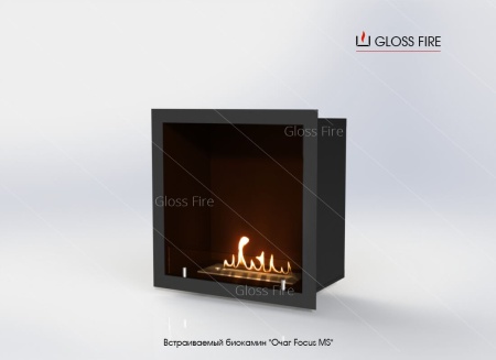 Встраиваемый биокамин Очаг Focus MS-арт.010 по цене 89 000 руб.