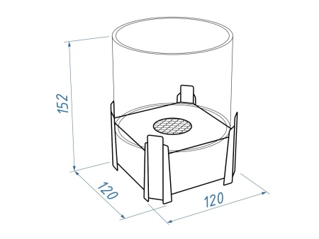 Биокамин настольный Lux Fire "Футбол" по цене 11 300 руб.