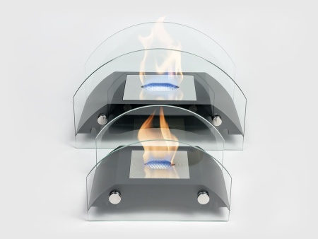 Настольный биокамин Lux Fire "Мост" M Чёрный по цене 12 030 руб.