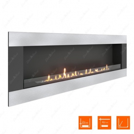 Биокамин SteelHeat GRAND-H 1800 стекло по цене 71 800 руб.