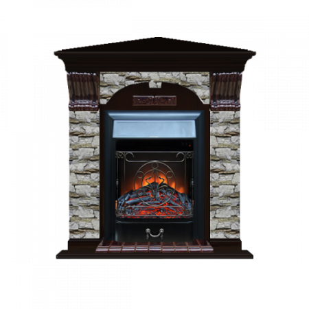 Арочный Алтай угловой (венге)+Majestic Black